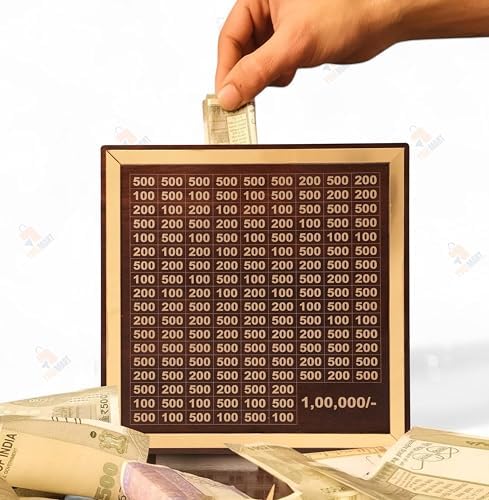 Money Bank Savings Challenge Piggy Bank