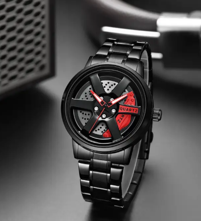 Stereoscopic Car Wheel Watch